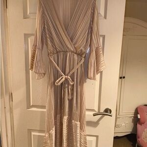 ASOS Cream High Low Dress